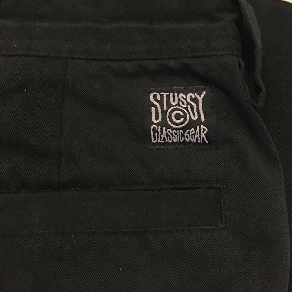 Black STUSSY dress pants/slacks